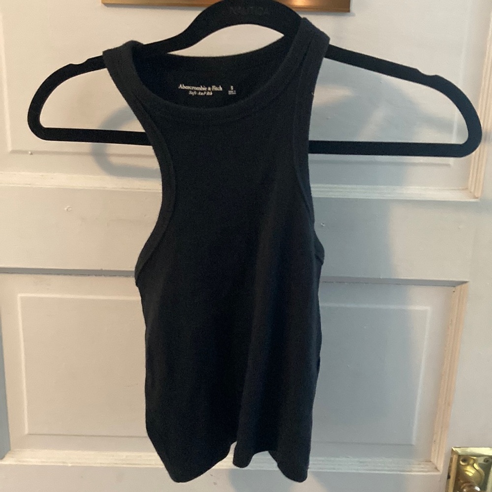 Abercrombie & Fitch Black Scuba Tank Top Size S NWOT